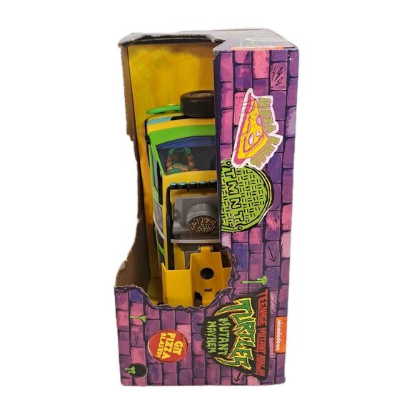 Teenage Mutant Ninja Turtles TMNT Mutant Mayhem RC Pizza Blaster Vehicle Toy NEW - Picture 5 of 6